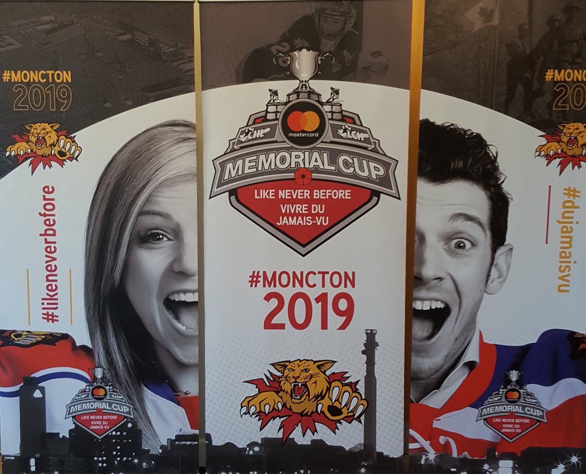 couldn’t imagine a better organization and a better city to host a Memorial Cup than Moncton! <a href="/monctonwildcats/">Moncton Wildcats</a> #moncton2019