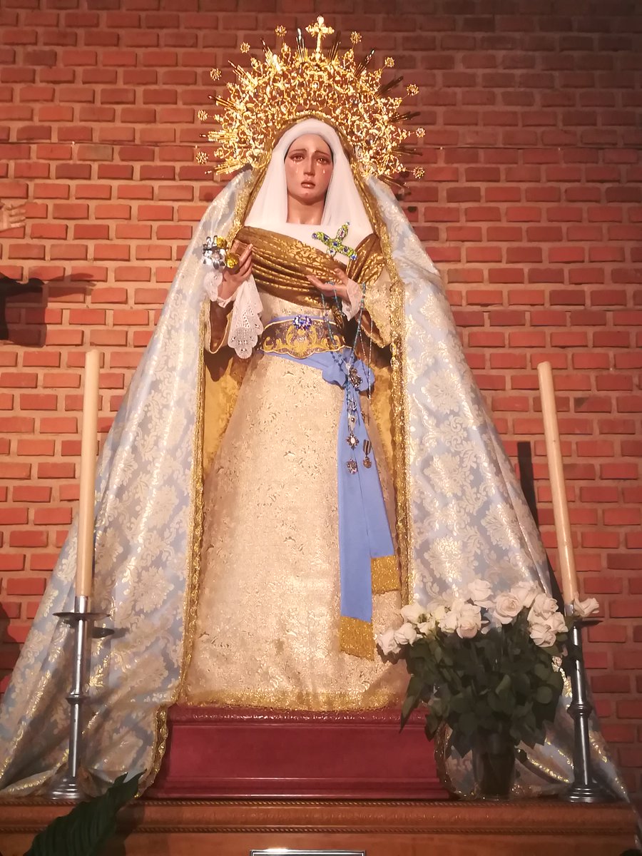 Nuestra Madre ya se encuentra ataviada según el adviento #oracionhuertoab
