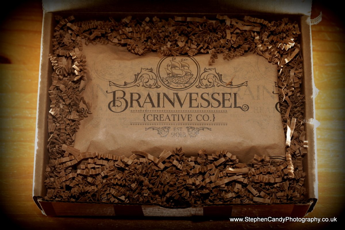 StephenCandy's tweet photo. For quality of presentation and sheer "unboxing" wow-factor, few can top @brainvessel. Their Bones playing cards (&amp; accessories) have arrived, beautifully made and presented.
They even have their own branded tissue paper! https://t.co/UNyWxcUKQg