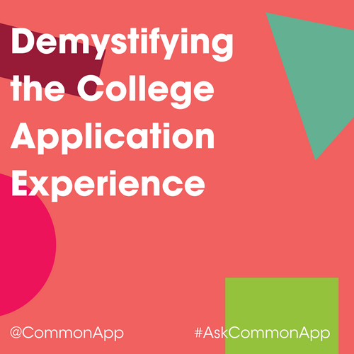 CommonApp's tweet photo. That brings us to the end of #AskCommonApp today! We had a wonderful time reading these fantastic, informative tips and we hope this provided some additional support for students applying to college! https://t.co/4ghNnOMfRW