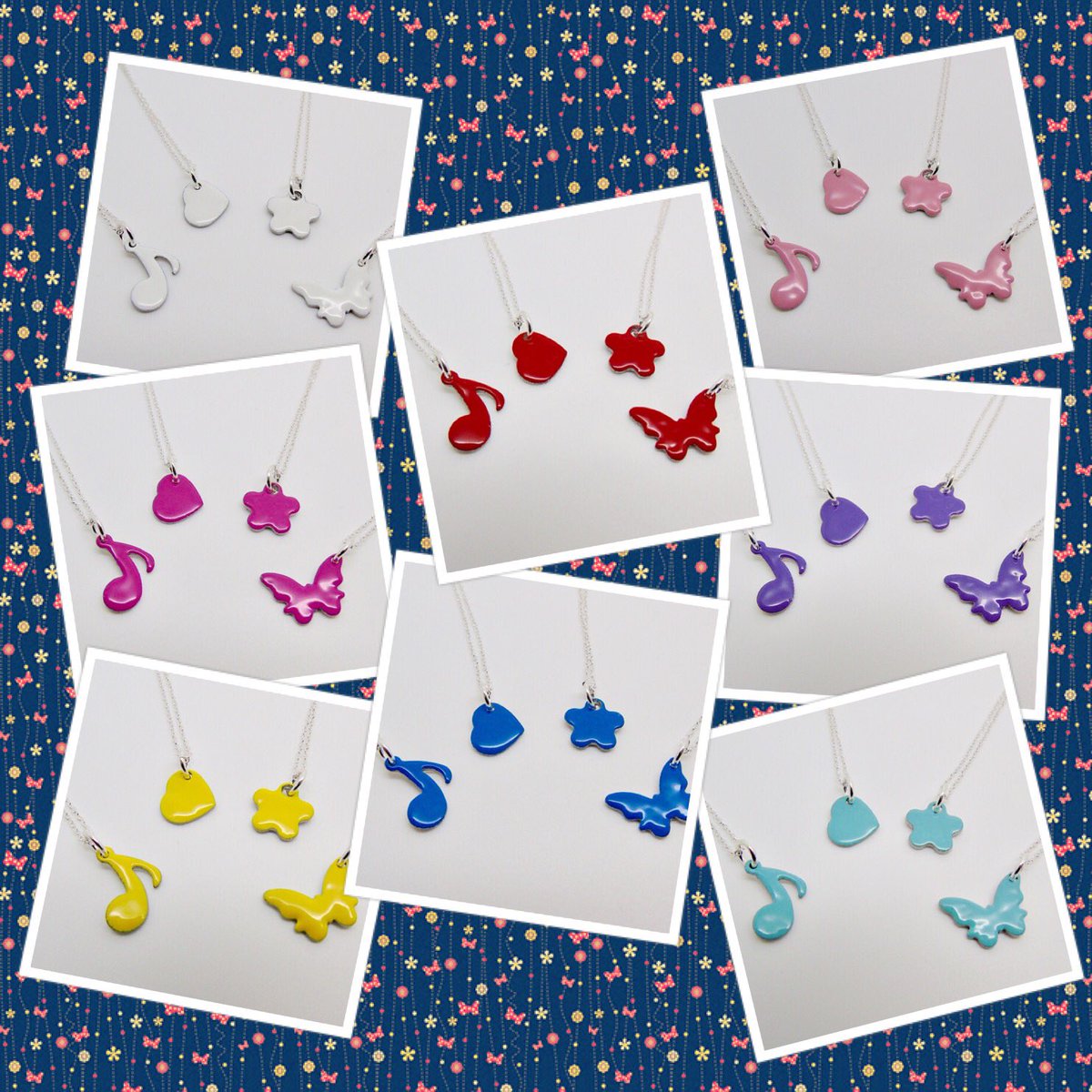 Still available for delivery for Christmas, order by 2pm on the 21st December (uk only). Only £10 each. Hand enamelled and sterling silver. #HandmadeHour #handmade #handmadegifts #etsyuk #etsy #enamel #giftsforher