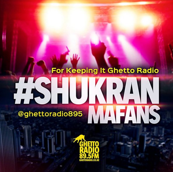 Ghetto Radio (@ghettoradio895) on Twitter photo Shukran mafans team #JAHMROCKDOBA w/ <a href="/CharraDeejay/">Deejay Charra</a> @_shideh Reggae till monday 8pm - Midnight Shukran mafans team #JAHMROCKDOBA w/ <a href="/CharraDeejay/">Deejay Charra</a> @_shideh Reggae till monday 8pm - Midnight
