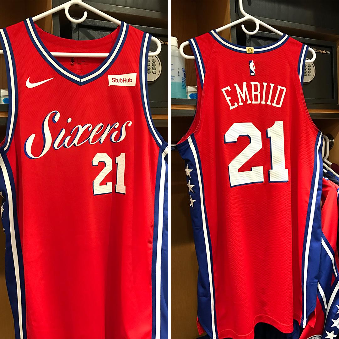 sixers statement jersey