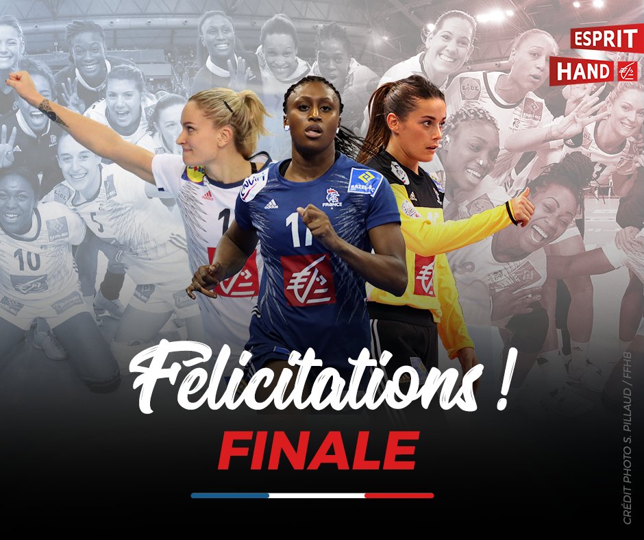 EspritHandball's tweet photo. ON EST EN FINALE 
ON EST EN FINALE 
ON EST ON EST ON EST EN FINALE !!!! 
#Germany2017
#EspritHandball https://t.co/KcAEq1kGQm