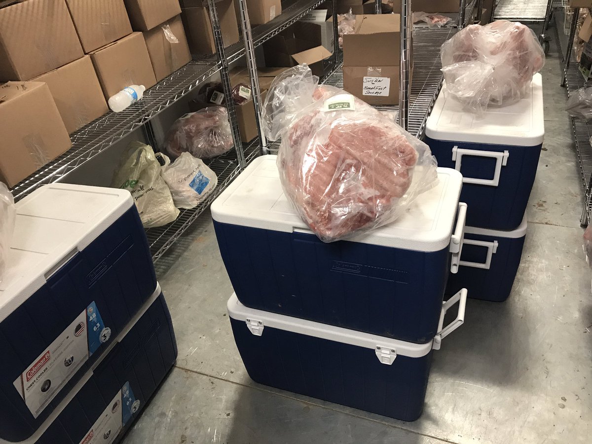 All packed for the @TruroMarket tomorrow! I'll have a couple turkeys with me too.
