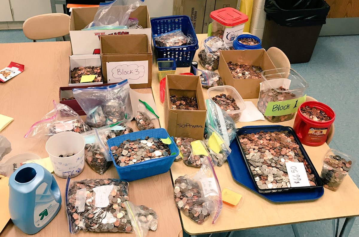 PM High School Math Department Stall Day success! Stay tuned for the grand total! #stallday #minithon #FTK <a href="/pennmanor/">Penn Manor SD</a>