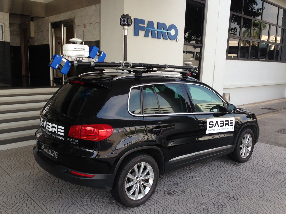 SabreSurvey's tweet photo. SABRE-SCAN Mobile Mapping in Singapore Asia-Pacific, High-Resolution laser scanning with the FARO Focus @FAROAsia @FARO_HQ #Applanix https://t.co/dqPPZEOljz