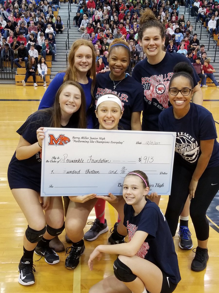 Berry Miller Jh On Twitter Super Job Volleyball For Raising 913 00 For Our 2017 2018 Charity