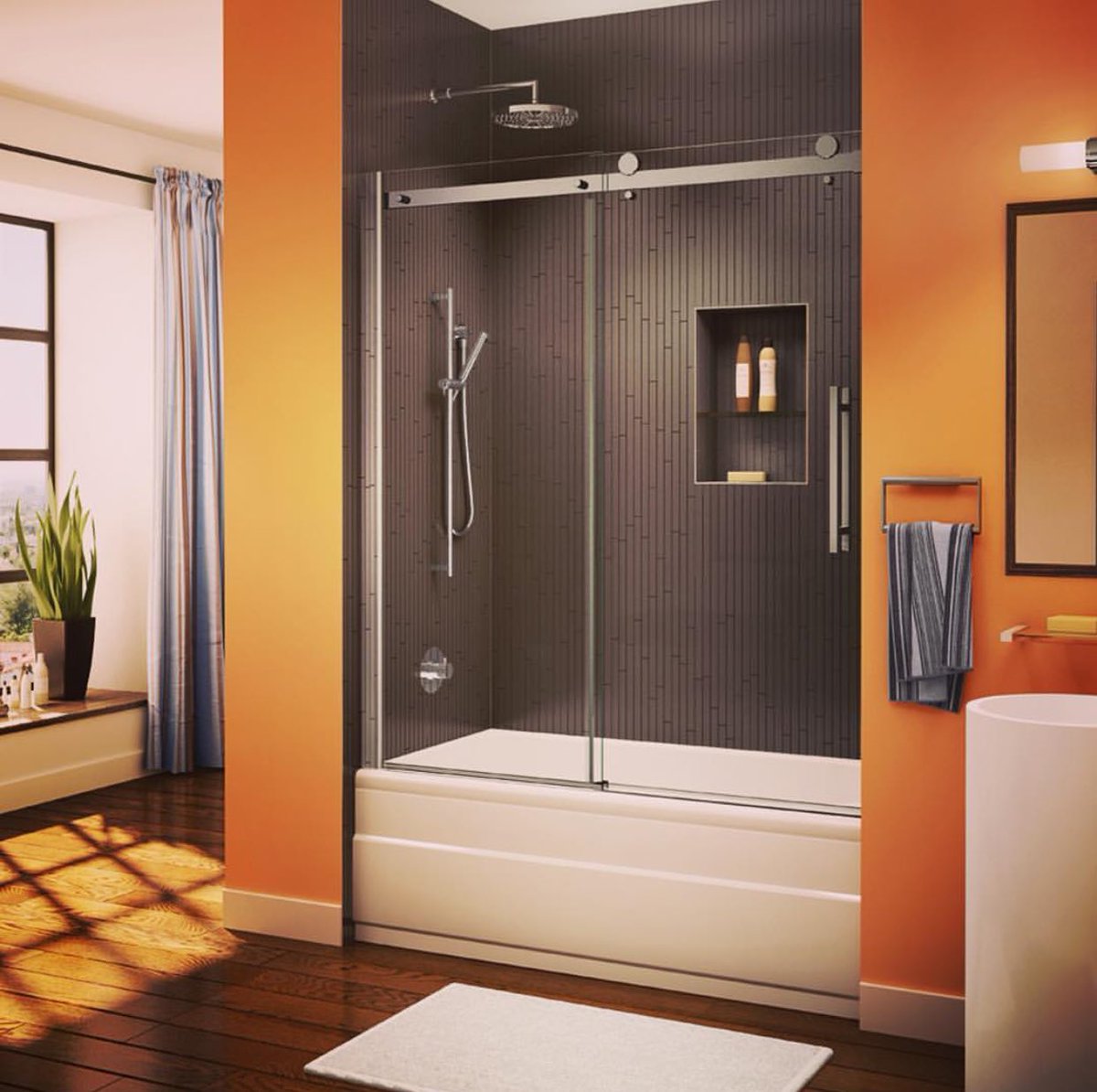 MyCarboca's tweet photo. Major bathroom goals. 
•
#interiordesign #bathroomdecor #bathroom #homegoals #interiors #interiordecorating https://t.co/joAIU8mJtz