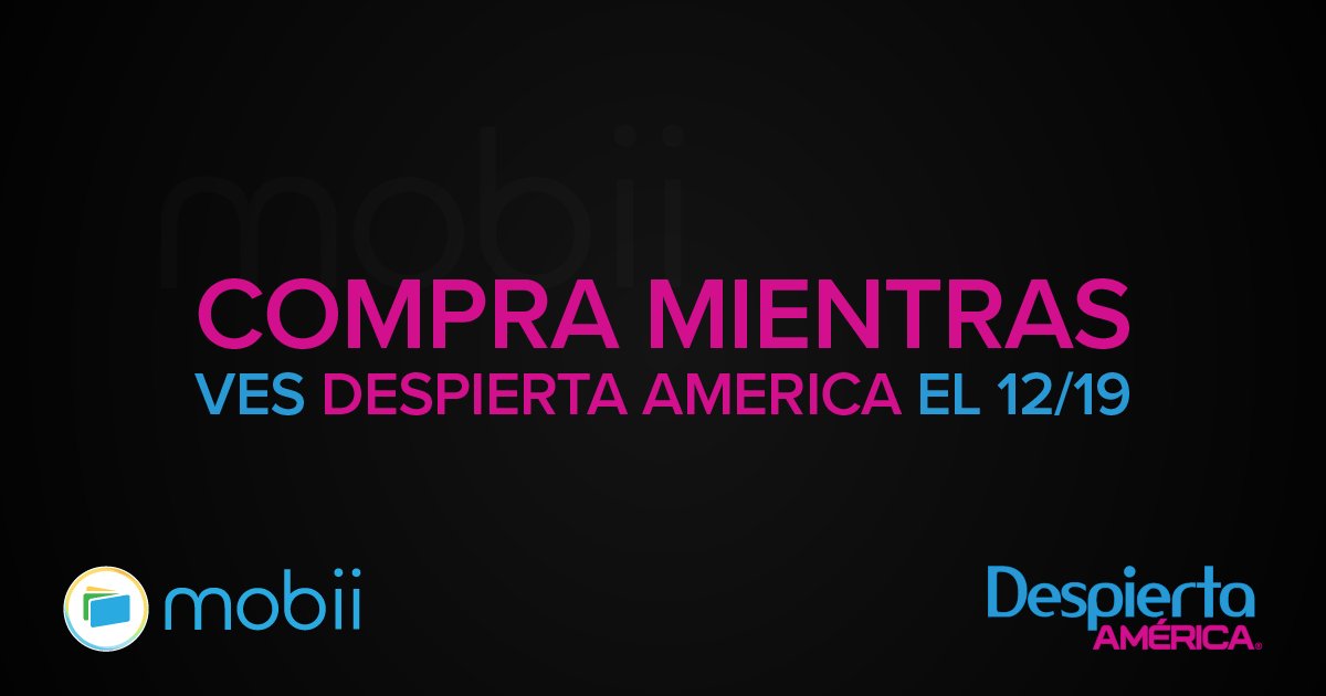 despiertamerica's tweet image. Sintoniza el espectátulo navideño en @despiertamerica este 19 de diciembre y asegúrate de tener @mobiiapp