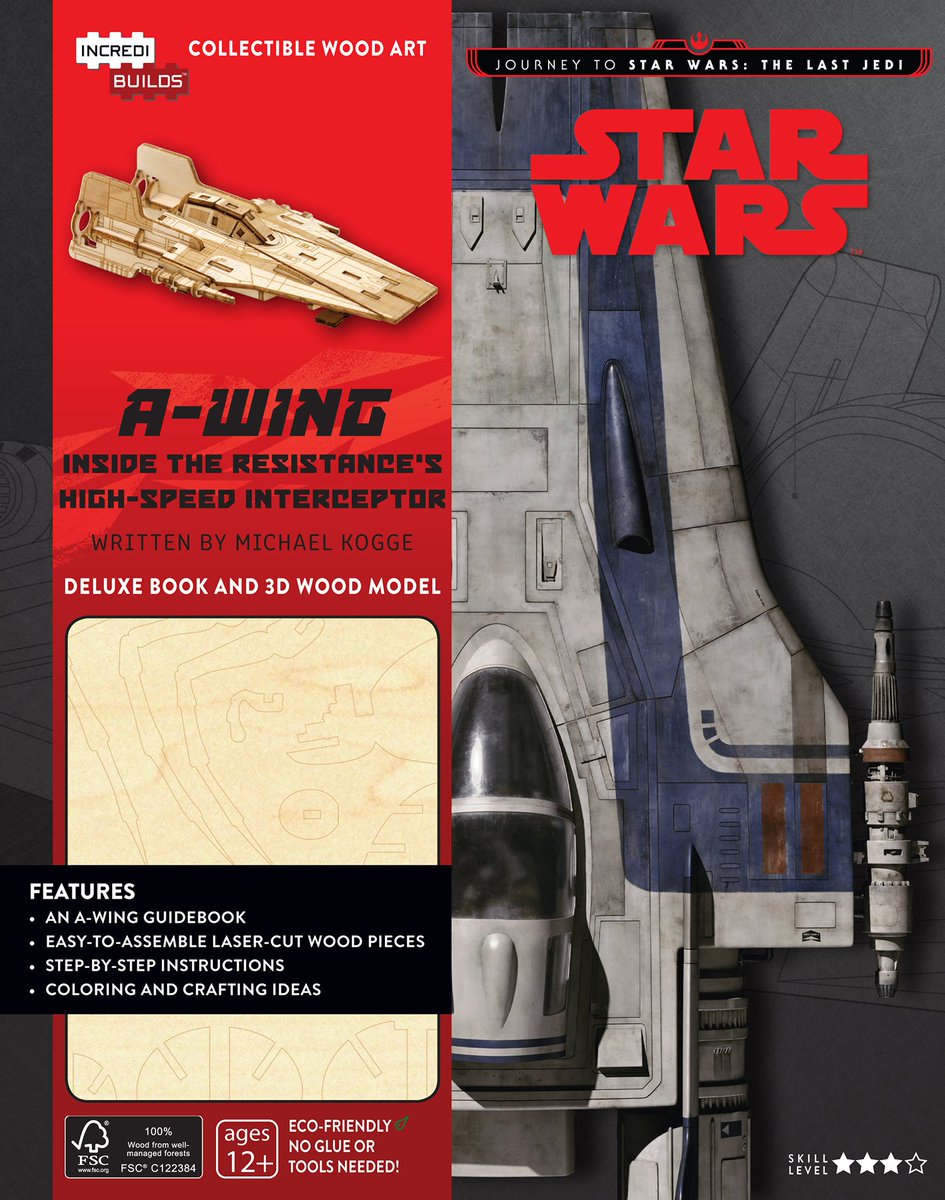 Incredi_Builds's tweet photo. The #StarWars saga is full of iconic starfighters. Build your own with the Star Wars #TheLastJedi A-Wing IncrediBuild Kit: https://t.co/ww3XYTSwK3 https://t.co/PyxZiOaUgo