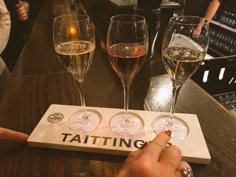 ImperialCork's tweet photo. Look what just happened....Our inaugural Champagne flight has just taken off from @SeventySix_Cork Make sure to treat yourself this Christmas....just €15 for a tasting of 3 @TaittingerIE Champagnes #ChristmasInCorkSparkles      🍾🥂 🎄🍾🥂🎄🍾🥂🎄 https://t.co/PGKjQIfPpq