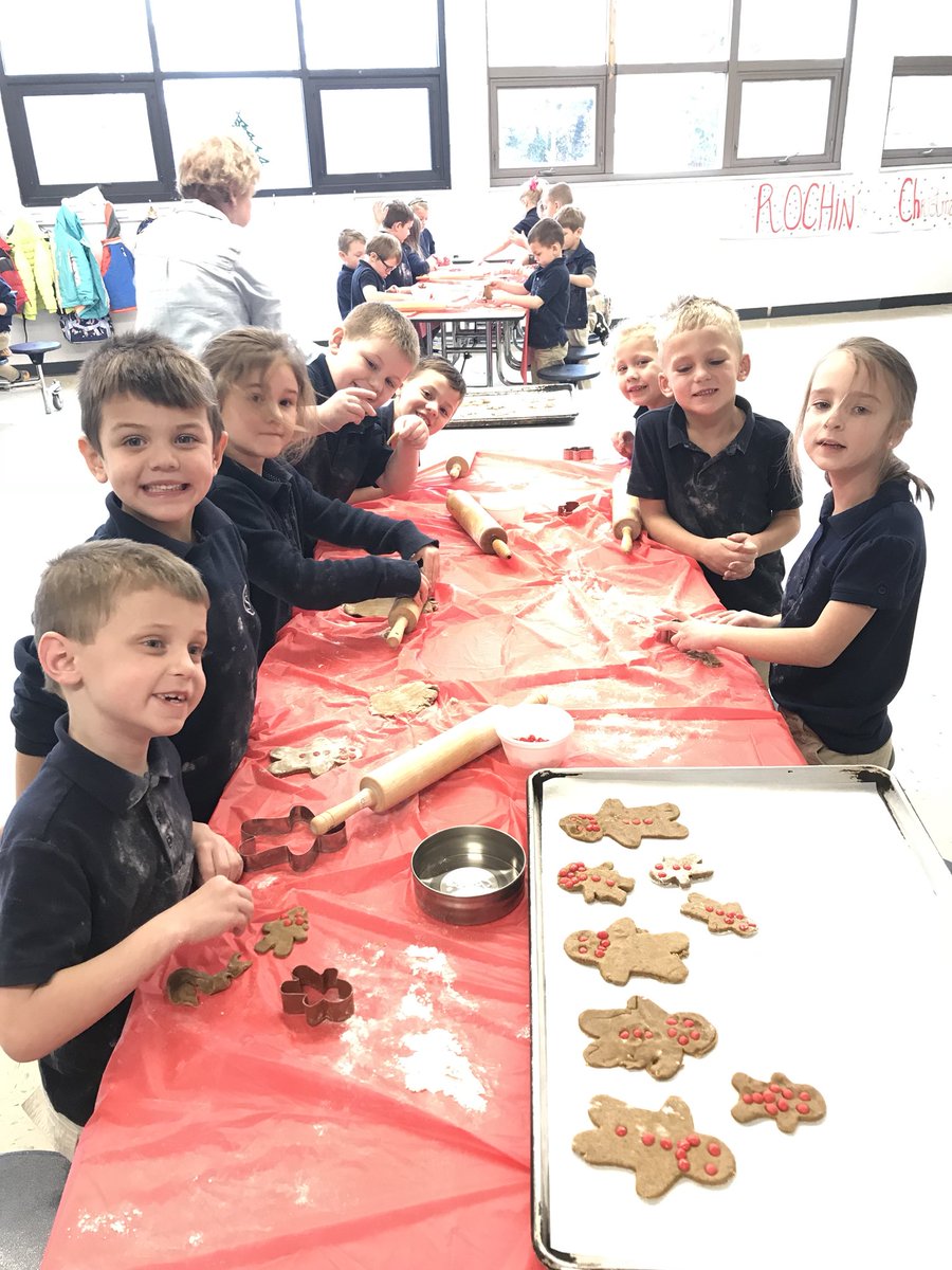 KWRockets's tweet photo. It was messy, but it was fun! Kindergarten gingerbread cookie making day! 🍪 https://t.co/DL4ePl4eXW