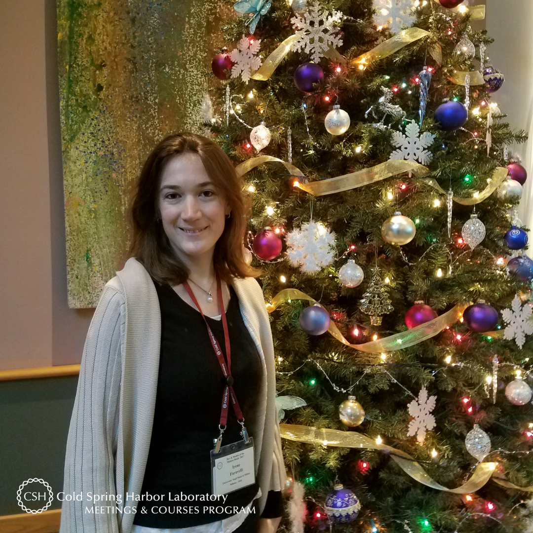 cshlmeetings's tweet image. Meet Irene Faravelli of @LaStatale! The fourth-year resident in Neurology is currently spending a year at @Columbia and swung by the Lab to attend #cshlbrain - her first CSHL Meeting. Read our Q&amp;amp;A here: bit.ly/2yiP59O #cshlvisitor #womeninscience