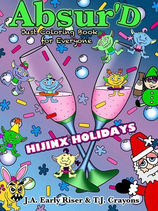 AbsurdColoring's tweet image. Hijinx Holidays: amzn.to/2mjSCSH #Coloring #AdultColoring #Colouring