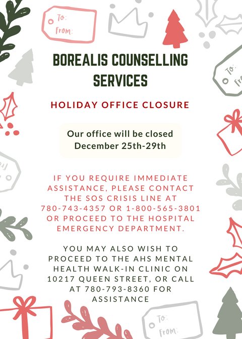 BorealisCounsel's tweet photo. @BorealisCounsel holidays office closure

#ymm #holidayclosure https://t.co/a8Gg0T2Dj5