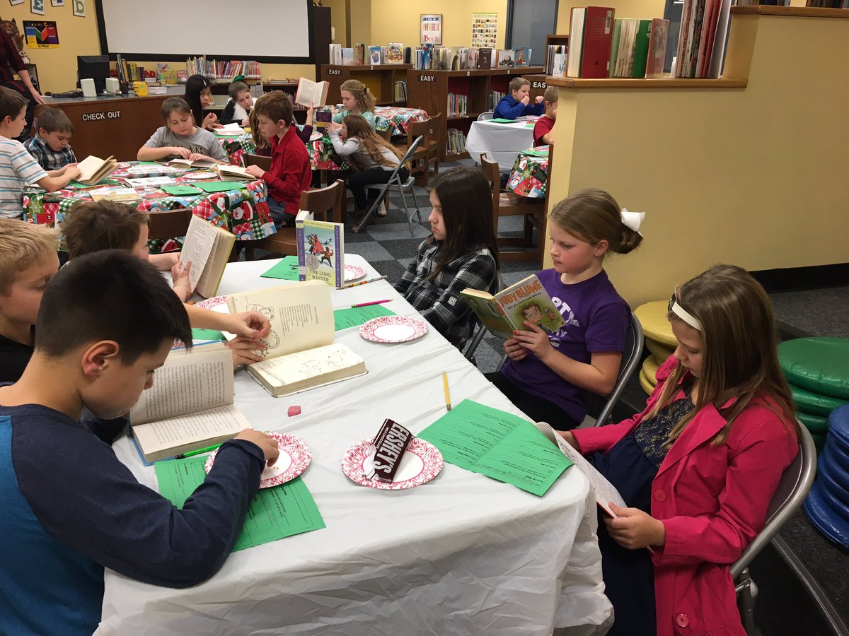 mlmckittrick's tweet photo. MES third graders had another book tasting. Encouraging kids to read, read, read. π#wermilan #hookabook https://t.co/B70BupQEby