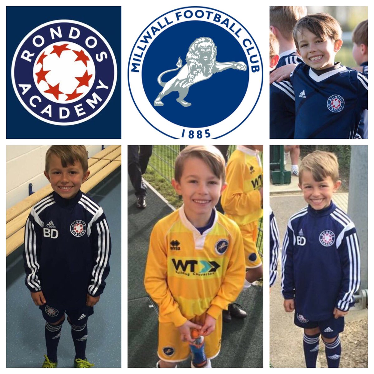RondosAcademy's tweet photo. The Class of 2017 has yet another PRO Signing... 👏✍️

Huge congratulations to our Under 8 Billy, Who has recently signed for Millwall Football Club 🦁🦁

From all the Rondos Coaches, we wish Billy all the best 👊🏼

#Classof2017 #ProSigning https://t.co/m3GxqYX9ig