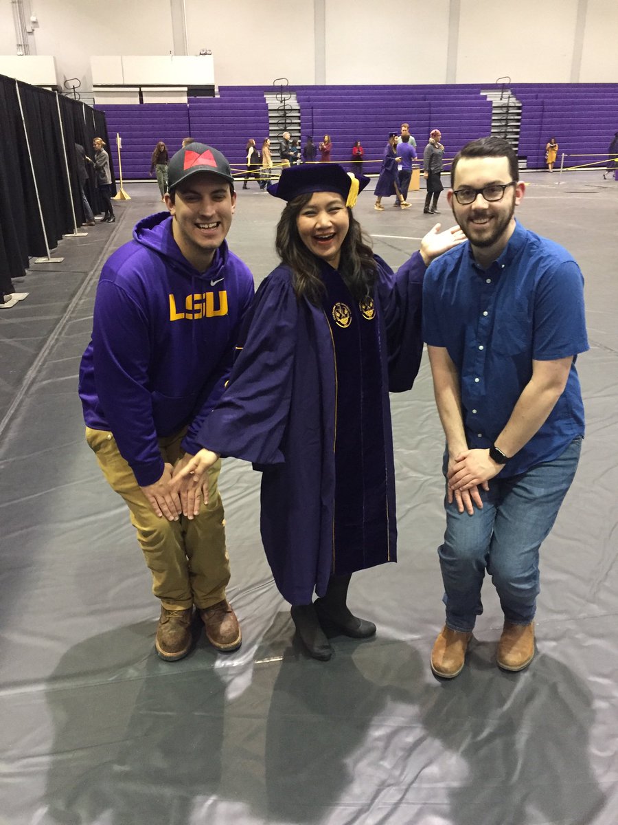 KartikaLab's tweet photo. Today was a bittersweet occasion for sure....Congrats Della!! #PhDnumber3 #LSU17 #LSUGrad @lsuscience https://t.co/9hgG6aFBnv