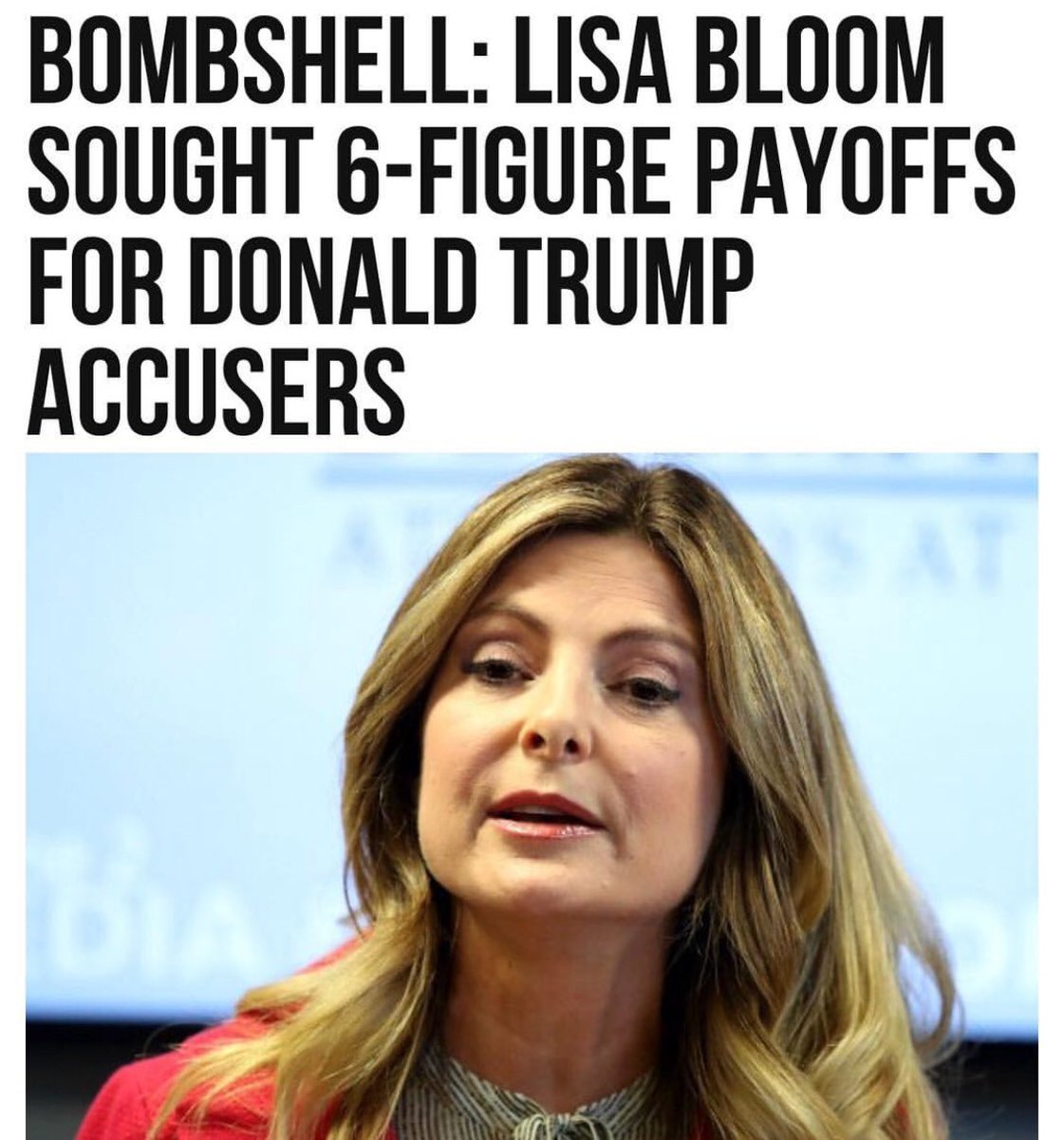 RyanAFournier's tweet image. Lisa Bloom should be brought before the bar association and disbarred from practicing law for her unethical legal practices. (cc: @StateBarCA)