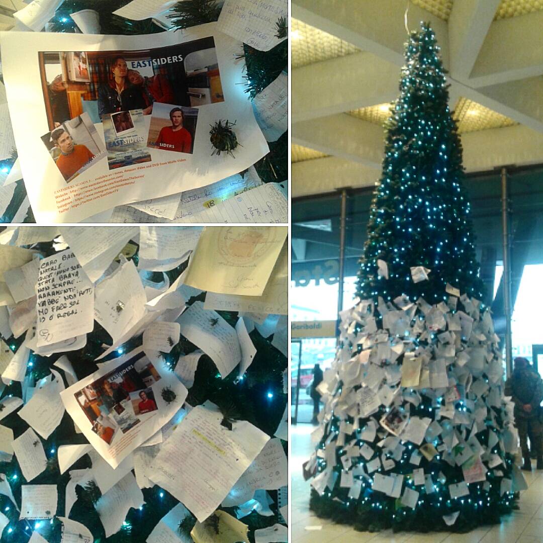 VannaiolaGabry's tweet photo. Traditions โฅ
The @eastsiderstv love can't miss on the #ChristmasTree at the Naples' central station! This year with season 3, avalaible on @itunes, @amazonvideo and DVD from #WolfeVideo.
#EastSiders #webseries #indie #lgbt #KitWilliamson #VanHansis #JohnHalbach
#Napoli https://t.co/z7byYK53OY
