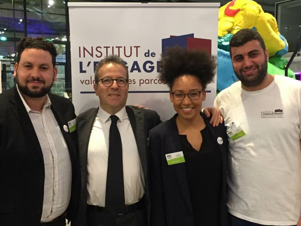 i_engagement's tweet photo. Ce soir c’était la Soirée des Lauréats de la Fondation @LaFrancesengage !
Et pour l’occasion, des lauréats de l’Institut de l’Engagement ont pu présenter leur parcours 👌
et retrouver @MartinHirsch et @fhollande à la @joinstationf 📍
#LiveIDE2017
#Engagement https://t.co/vQ6zs79gfS