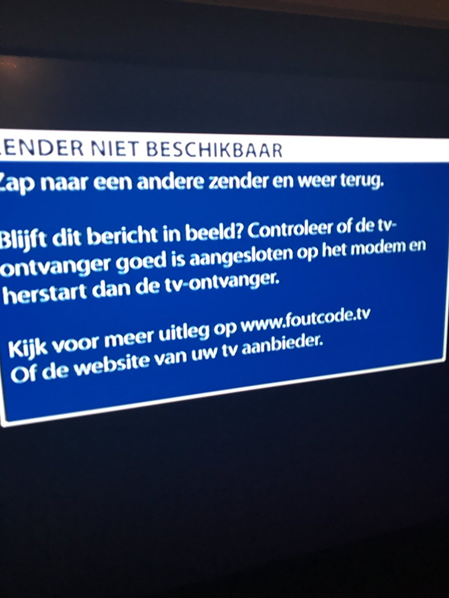 gysbertwind's tweet photo. @KPNwebcare is er storing in Duiven? (0316) ‘zender niet beschikbaar’ https://t.co/tSr6rINjnb