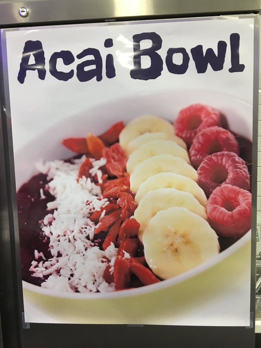 Now serving Acai Bowls!