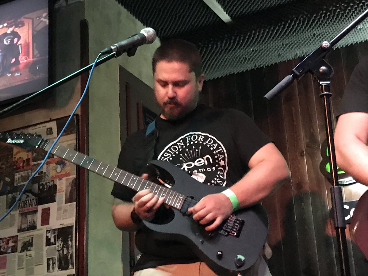 Fucking guitar lead “el puto amo” Fernando Monera #OpenBand #OpenChristmas