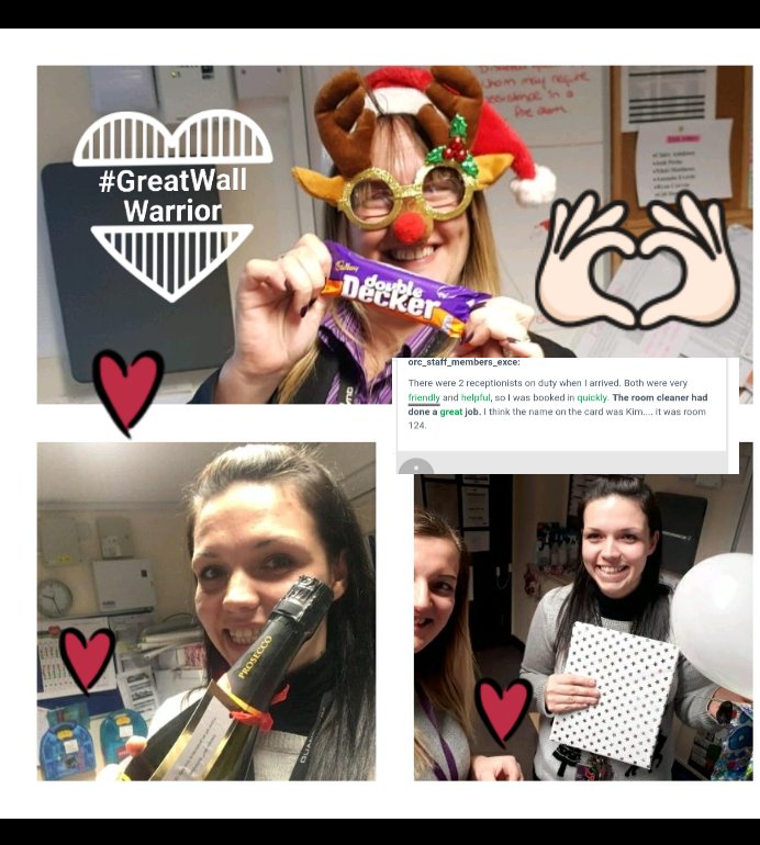 exeterm5j29's tweet photo. Week 2 #GreatWallWarrior @SouthWestAreaPI @jamespearson82 #birthdayfriday for Ashleigh #20points #wowswinfans #housekeepingqueen Kim great work 👌 #40points Nicki #wowedback by a guest with her fave chocolate! 💜 https://t.co/4ZQTSjw7Pm