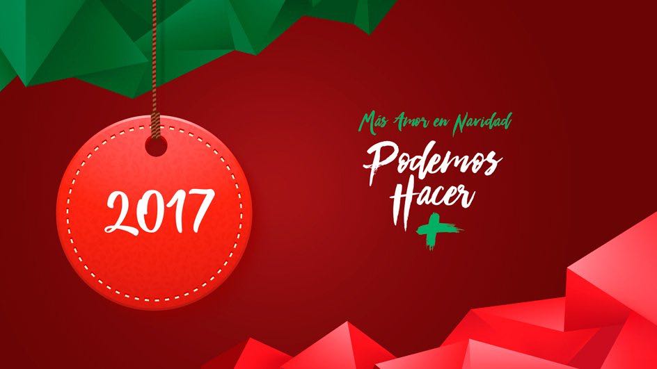 Navidad motivo para llegar a los corazones donde no ha nacido aun, juntos podemos hacer mas. #MasAmorEnNavidad