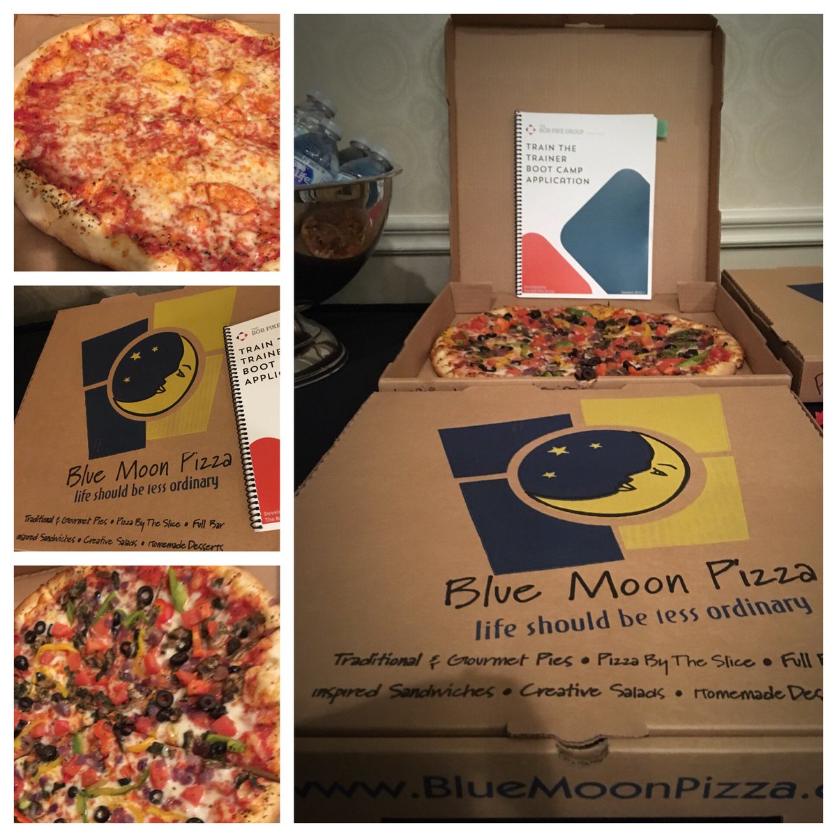AnaMariaMarin_1's tweet photo. Thank @BlueMoonPizza for sponsoring the delicious working lunch during our @BobPikeGroup #TrainerBootCamp in Atlanta!!! https://t.co/7TkQkg4nYa