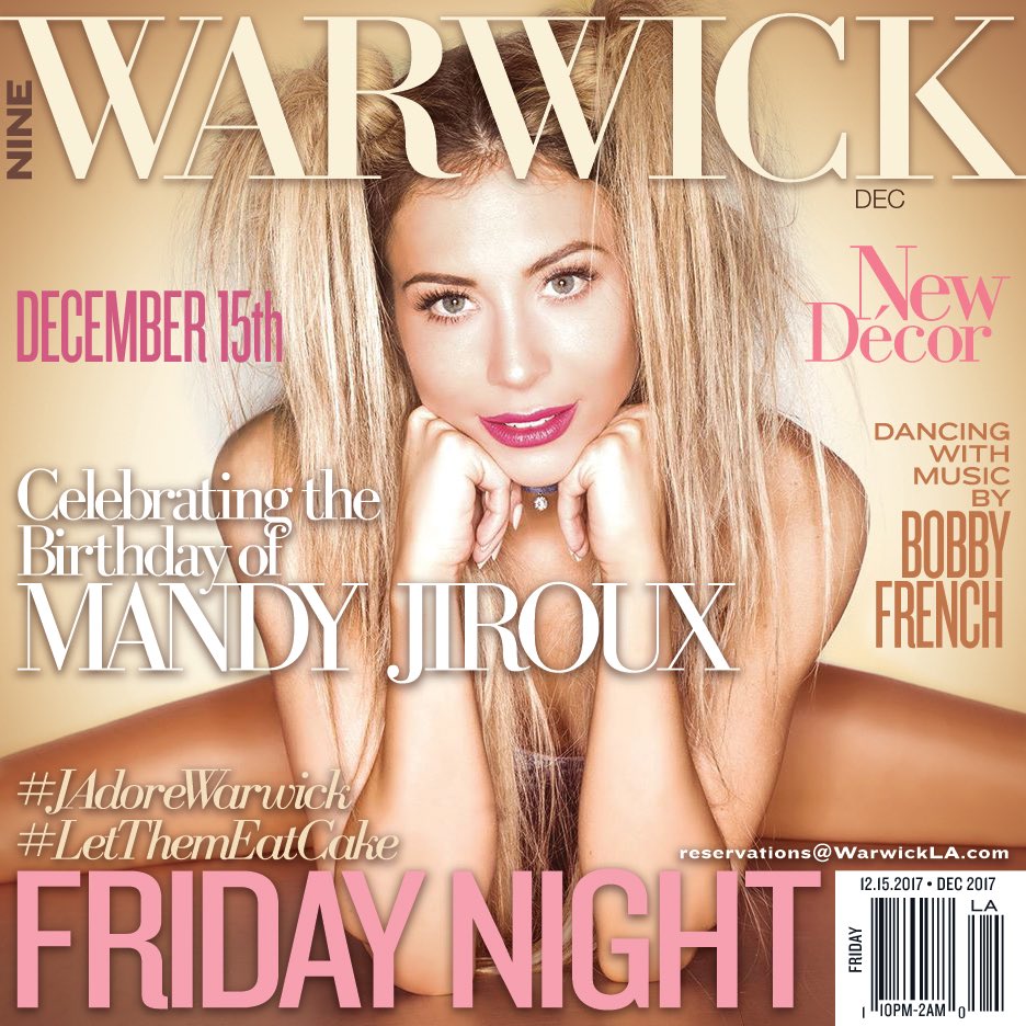 HBD Mandy Jiroux 💞#WarwickNo9