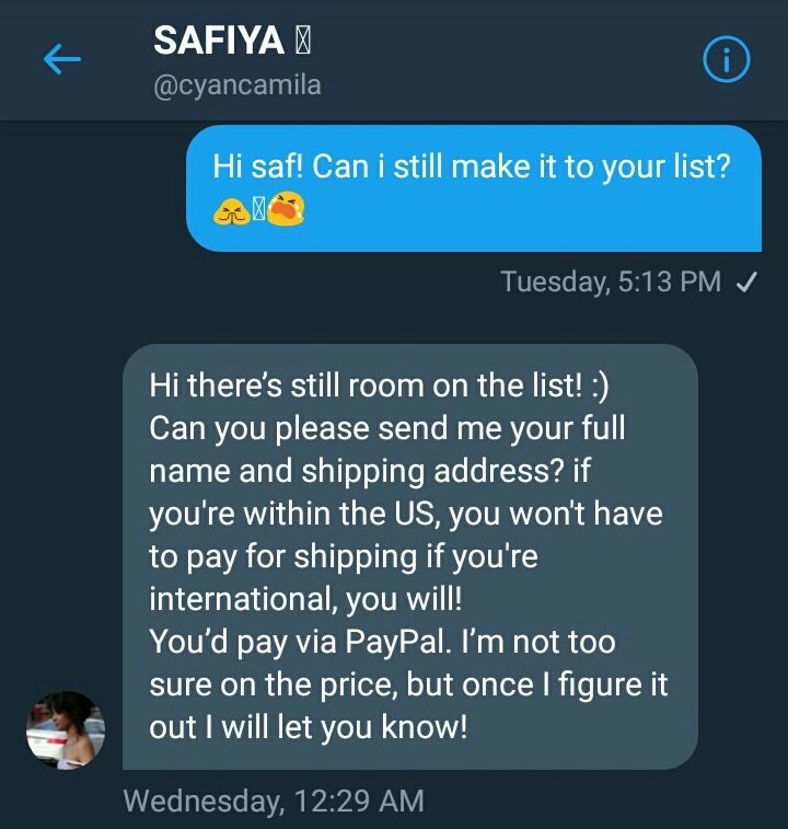 _CamilizerPH's tweet photo. @fluorescentmila Hello saf! I just wanna know if this still counts? 😭 https://t.co/BWnq0l6nao