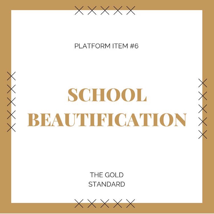 GoldParty2017's tweet photo. School Beautification is very important to The Gold Party! #OHareBencsko #TheGoldStandard https://t.co/880yeuYrYP