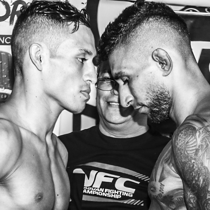NFCMMAni's tweet photo. #NFC41 el combate estelar de la noche dará como resultado al Contendiente#1, cuando @PitbullLunaMMA se mida ante @oscardragonmma en las 135lbs PRO. Hoy hay #CeroMiedo en Managua... Nos vemos a partir de las 7:00PM en PLAZA 101 https://t.co/0taSwjRusQ