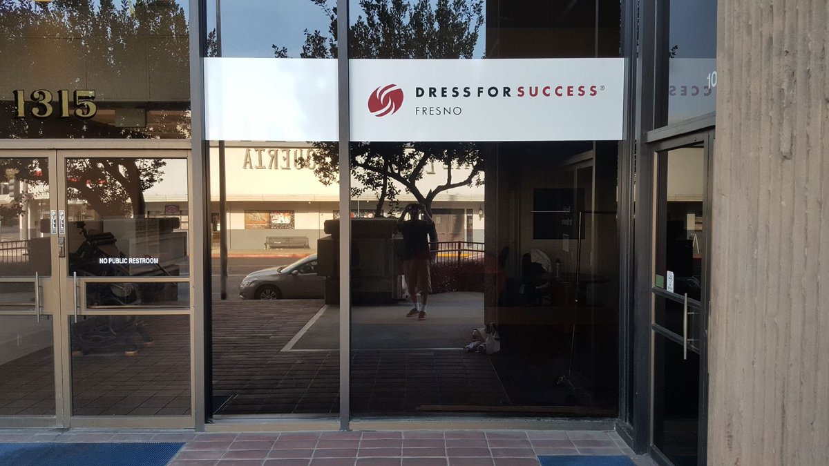 A sign can really enhance the look of a building/business. That is why we are so thankful for Fresno Neon Sign Co., Inc.. They generously donated all our window decals for the DFS boutique. It really is coming to life, and the signs look fantastic!