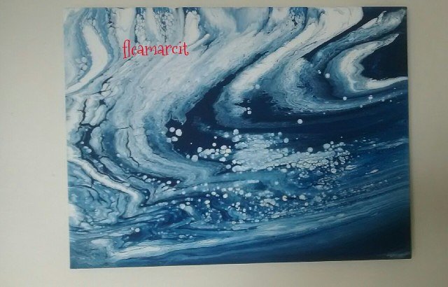 FleaMarcIt's tweet photo. #MarcIbold #Abstract #Art Sonic Surf (upside down) or not... depending on who ends up with it #Waves #Ocean #Beach #Water #Cincinnati #Artist https://t.co/11LhxnKKAA