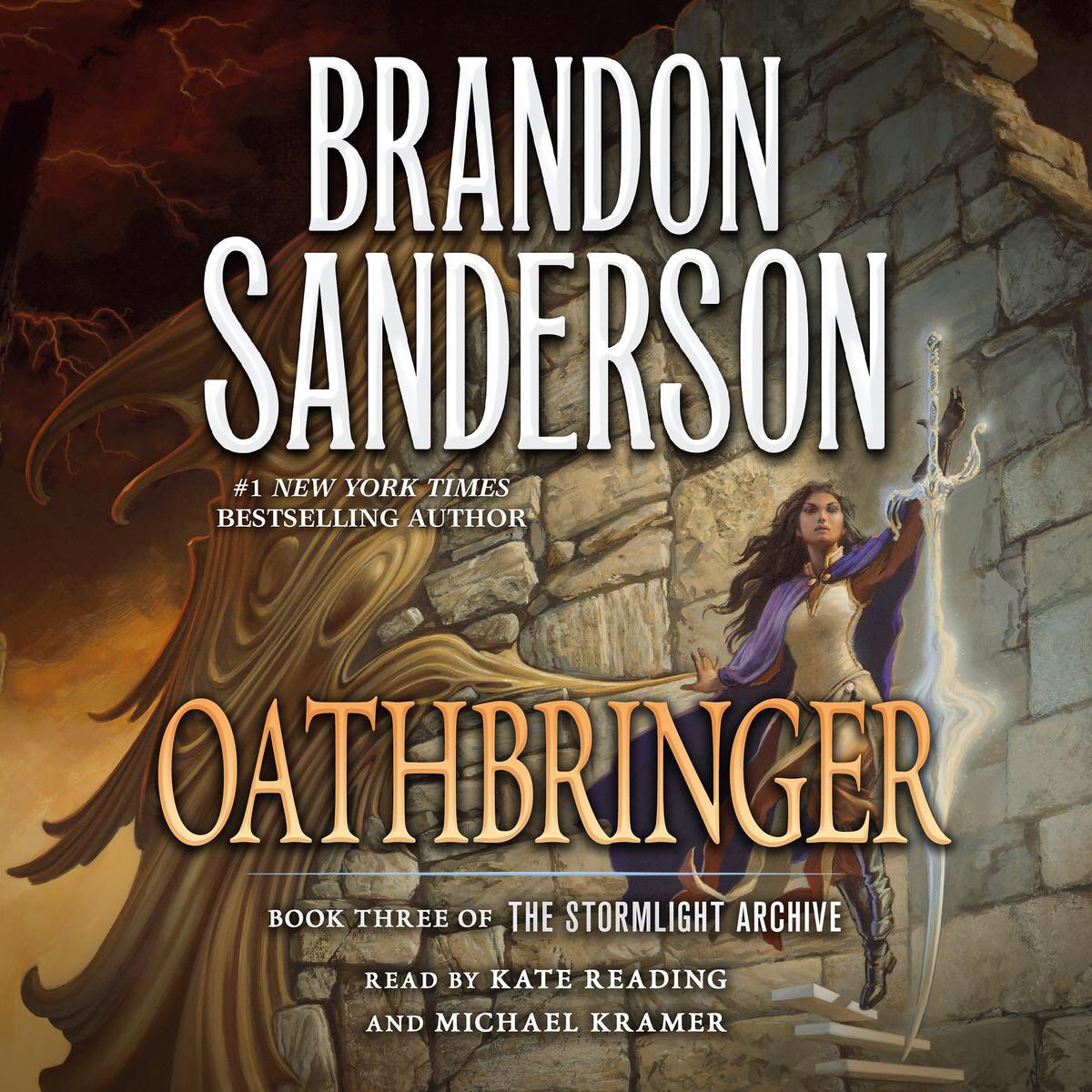 36 hours into Oathbringer. Fascinating storylines and excellent narration!!