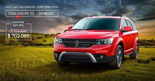 AutoDriveOK's tweet photo. Hoy aplastamos los precios! Tu Dodge Journey SXT a $ 702.065, con financiación UVA 0% real en 24 meses, el mejor precio del país en AutoDrive! Link para acceder a oferta: https://t.co/SyboUMPNA4 https://t.co/xNgCzrePah