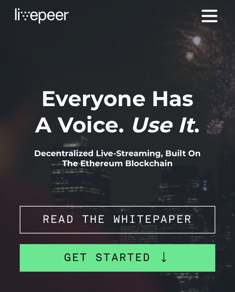 jozanza's tweet photo. We just launched the new @LivepeerOrg @LivepeerPeople website today. Check it out! https://t.co/nHSZ1MA9y0 #decentralized #livestreaming #ethereum #blockchain #crypto https://t.co/67rbIKVSxc