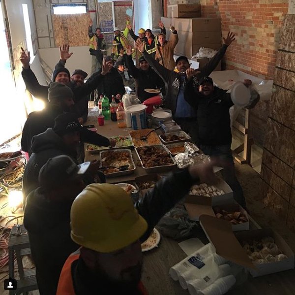 tclconstruction's tweet photo. We had an amazing Holiday lunch 2day, our 2nd @ the #127Project.
Huge thank U to all that attended, some currently working @ the site &amp;others that made time in their crazy days 2 drive into the core, find a parking spot &amp; break bread with fellow tradespeople.
Happy Holidays https://t.co/cHRyy4SegM