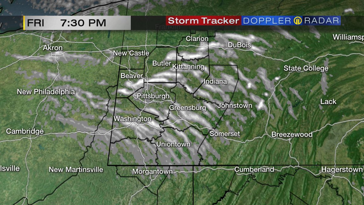 ValerieSmock's tweet image. Snow continues! The steadiest is to the north. Hourly Forecast: on.wpxi.com/hourly