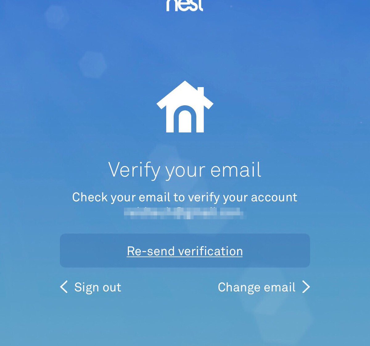 Smiley_Blast's tweet photo. @nest This could be the single worst design flaw in software history. I can’t use the app to adjust the thermostat.  The verification email never arrives.  This is not a primary feature of the software.  Adjusting the thermostat is. https://t.co/dbE9Vq73IL