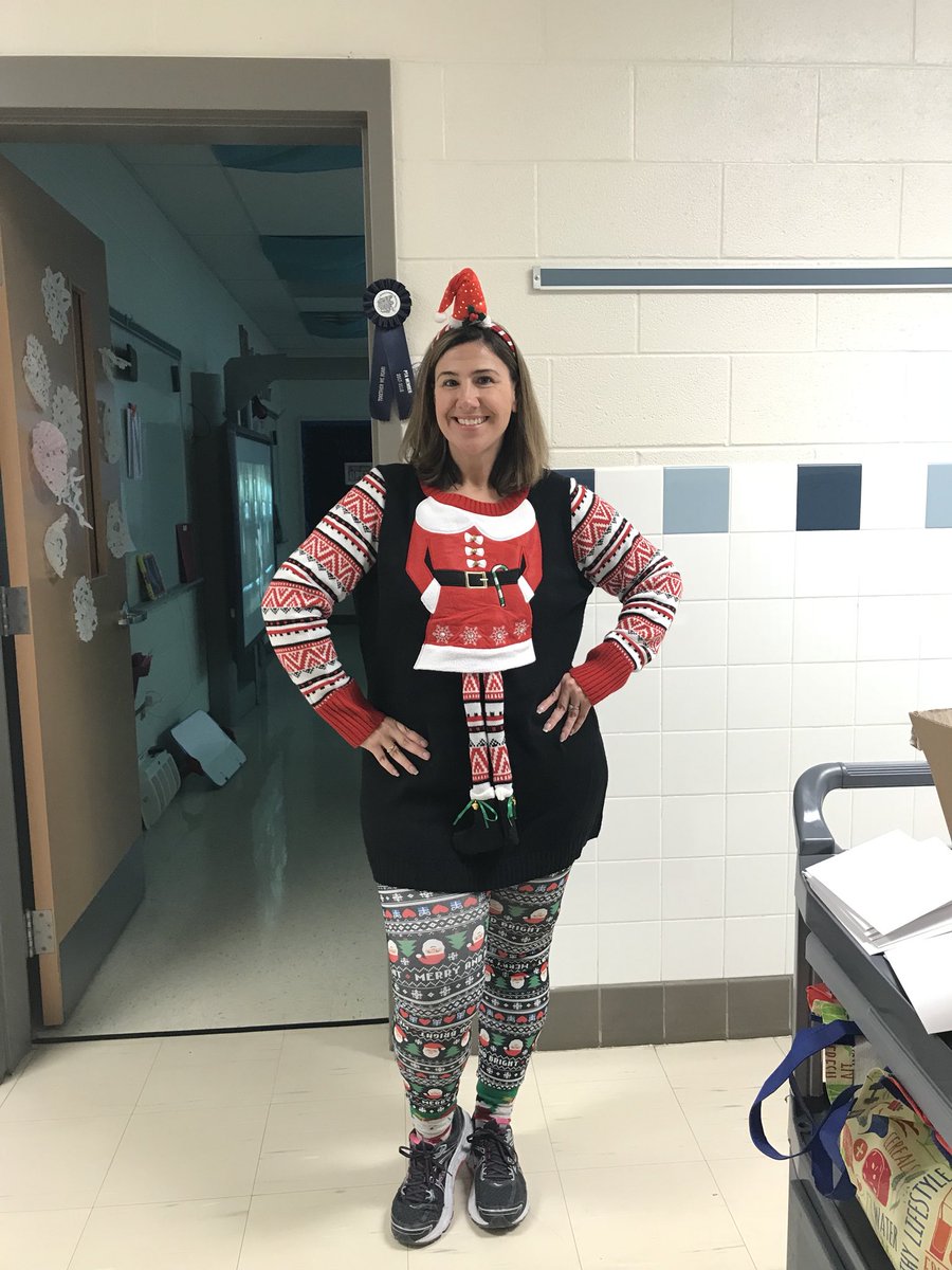 Festive holiday sweater day at JML- the competition was fierce this year!