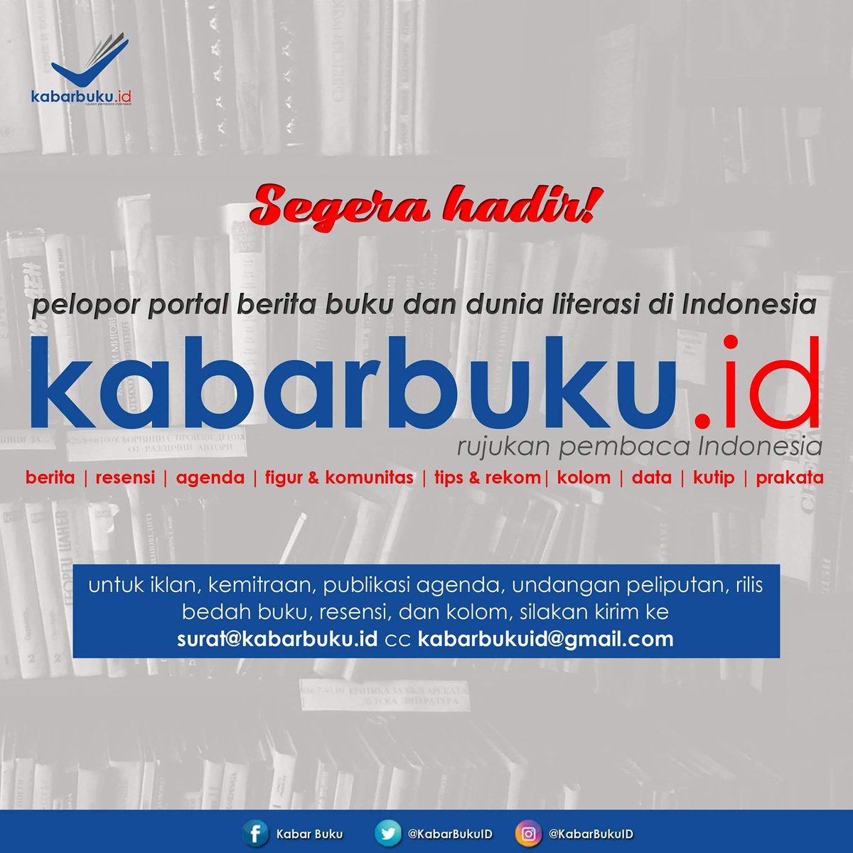 Nantikan kehadiran kami, ya. Segera!