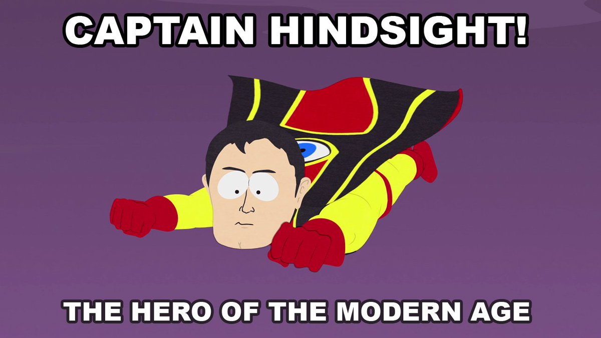 Image result for captain hindsight