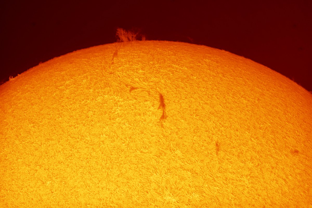 astrostew's tweet photo. Nice Filaprom on today's Sun
Lunt LS80Tha/B18/DSII with 2.5x Powermate and Grasshopper 3 camera
#filaprom https://t.co/Sew0EPDY3X