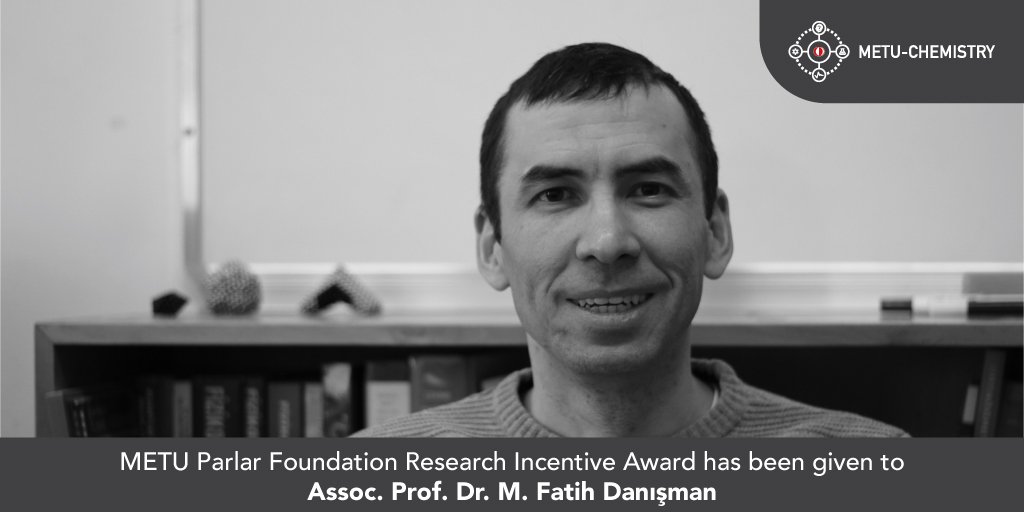 METU Parlar Foundation Research Incentive Award has been given to Assoc. Prof. Dr. M. Fatih Danışman. For more information visit parlar.org.tr/2017-yili-odul…