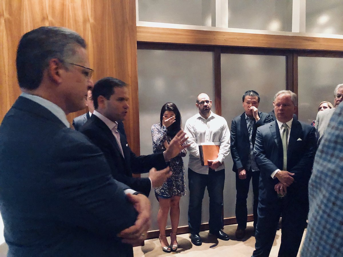eruizdp's tweet photo. Happy to host an event with my husband Miguel Diaz de la Portilla in support of our friend Senator Marco Rubio @SaulEwing https://t.co/D8NFi7G2em